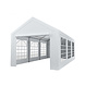 Lizzely Garden & Living Tente de réception 3x6m semi professionnelle 180 gr/m² PE blanc tonnelle de jardin Lizzely Garden & Living Tente de réception 3x6m semi professionnelle 180 gr/m² PE blanc tonnelle de jardin