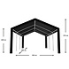 Lizzely Garden & Living Tente de réception 4x6m semi professionnelle 180 gr/m² PE noir tonnelle de jardin Lizzely Garden & Living Tente de réception 4x6m semi professionnelle 180 gr/m² PE noir tonnelle de jardin