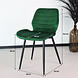 Lizzely Garden & Living Chaise de salle à manger Vinnies velours vert foncé Lizzely Garden & Living Chaise de salle à manger Vinnies velours vert foncé