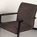 Lizzely Garden & Living Chaise de salle à manger Kuge Design marron avec accoudoirs Lizzely Garden & Living Chaise de salle à manger Kuge Design marron avec accoudoirs