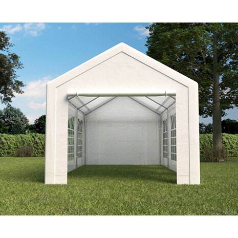 Lizzely Garden & Living Tente de réception 3x6m premium 240g/m² PE poteaux acier galvanisés tonnelle de jardin