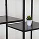Lizzely Garden & Living Etagère de rangement et à livres, bibliothèque murale industriel Gina acier noir 90x185cm Lizzely Garden & Living Etagère de rangement et à livres, bibliothèque murale industriel Gina acier noir 90x185cm