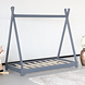 Lizzely Garden & Living Lit pour bambin Michelle gris 148x76x137cm lit pour enfant Lizzely Garden & Living Lit pour bambin Michelle gris 148x76x137cm lit pour enfant
