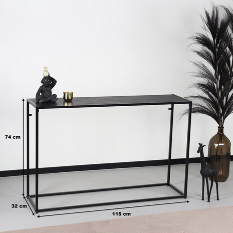 Lizzely Garden & Living Console Erwin 115x32x74cm style industriel Lizzely Garden & Living Console Erwin 115x32x74cm style industriel