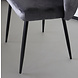 Lizzely Garden & Living Chaise de salle à manger Felix gris velours Lizzely Garden & Living Chaise de salle à manger Felix gris velours
