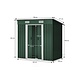 Lizzely Garden & Living Abri de jardin en métal (4,3 m3) PETIT vert HxLxl: 181x195x121cm Lizzely Garden & Living Abri de jardin en métal (4,3 m3) PETIT vert HxLxl: 181x195x121cm