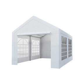 Lizzely Garden & Living Tente de réception 3x4m premium 240g/m² PE poteaux acier galvanisés tonnelle de jardin