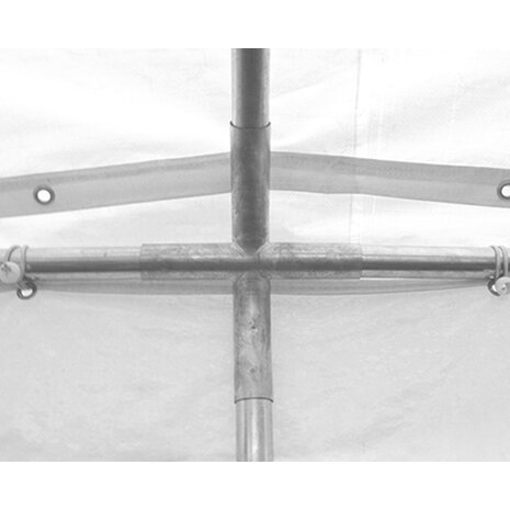 Lizzely Garden & Living Tente de réception 3x4m premium 240g/m² PE poteaux acier galvanisés tonnelle de jardin