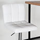 Lizzely Garden & Living Tabouret de bar Anel simili cuir blanc Lizzely Garden & Living Tabouret de bar Anel simili cuir blanc