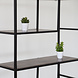 Lizzely Garden & Living Etagère de rangement bibliothèque murale Kirja MDF 84x168cm Lizzely Garden & Living Etagère de rangement bibliothèque murale Kirja MDF 84x168cm
