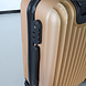 Lizzely Garden & Living Valise 55cm bagage à main or 4 roulettes avec fermeture à code Lizzely Garden & Living Valise 55cm bagage à main or 4 roulettes avec fermeture à code