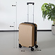 Lizzely Garden & Living Valise 55cm bagage à main or 4 roulettes avec fermeture à code Lizzely Garden & Living Valise 55cm bagage à main or 4 roulettes avec fermeture à code