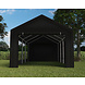 Lizzely Garden & Living Tente de réception 4x8m semi professionnelle 180 gr/m² PE noir tonnelle de jardin Lizzely Garden & Living Tente de réception 4x8m semi professionnelle 180 gr/m² PE noir tonnelle de jardin