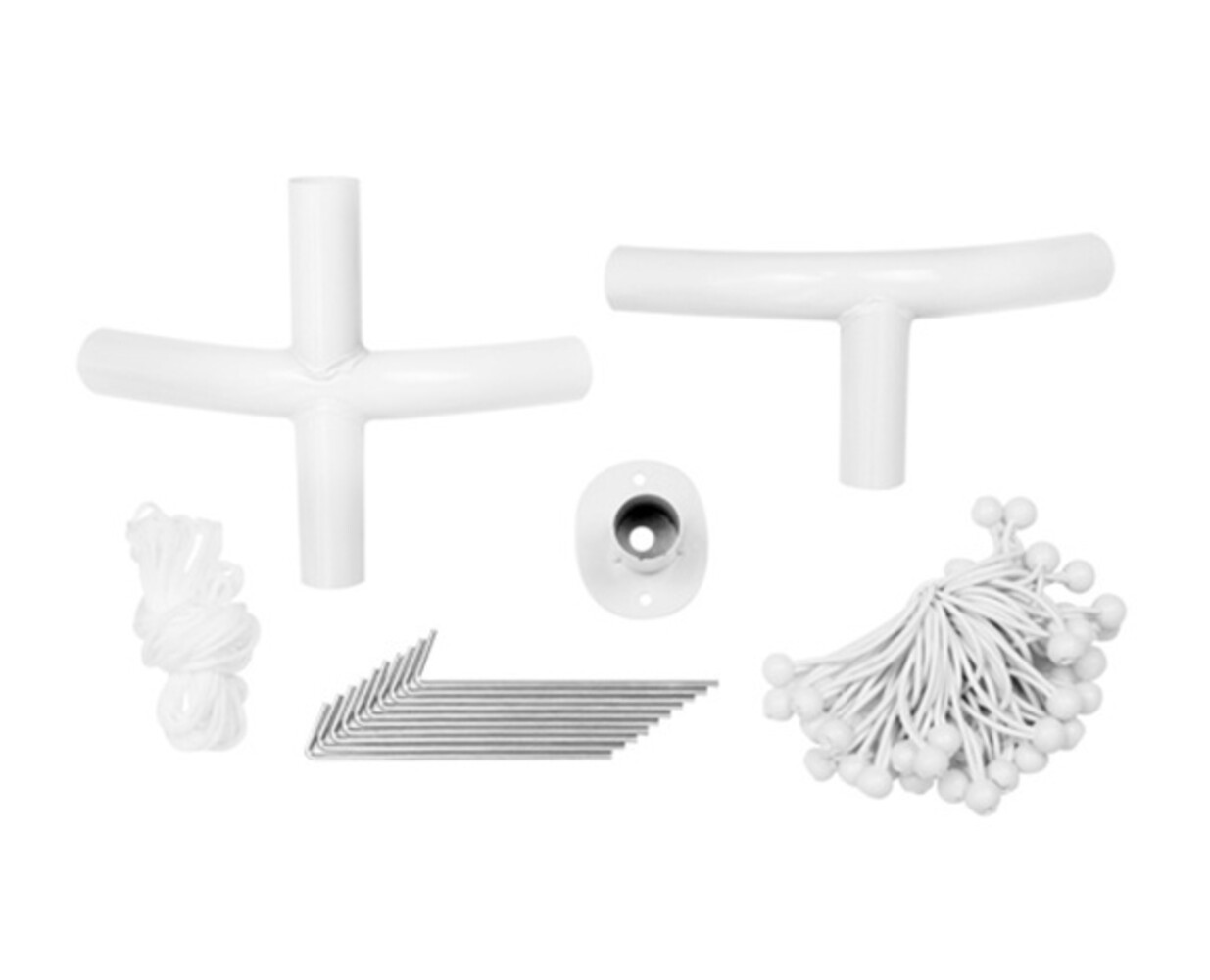 Tente de réception 4x8m semi prof 180 gr/m² PE gris