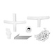 Lizzely Garden & Living Tente de réception 4x6m semi prof 180 gr/m² PE gris Lizzely Garden & Living Tente de réception 4x6m semi prof 180 gr/m² PE gris