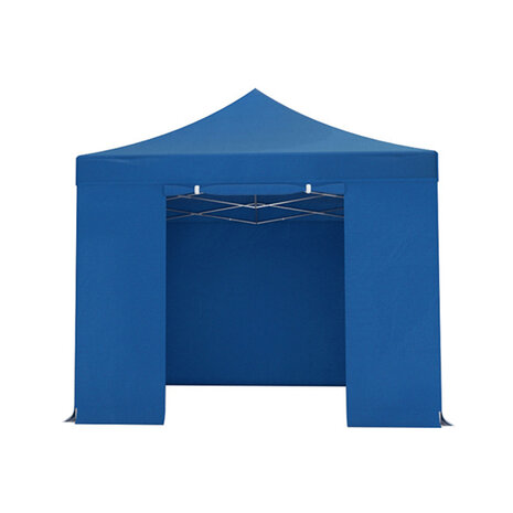 Lizzely Garden & Living Tonnelle de jardin Easy Up pliable semi prof 3x3m bleu (tubes en aluminium 30mm)