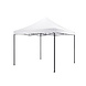 Lizzely Garden & Living Tonnelle de jardin Easy Up pliable luxe 3x3m blanc sans parois latérales Lizzely Garden & Living Tonnelle de jardin Easy Up pliable luxe 3x3m blanc sans parois latérales