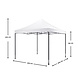 Lizzely Garden & Living Tonnelle de jardin Easy Up pliable luxe 3x3m blanc sans parois latérales Lizzely Garden & Living Tonnelle de jardin Easy Up pliable luxe 3x3m blanc sans parois latérales
