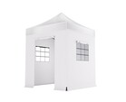 Tonnelle de jardin Easy Up pliable luxe 2x2m blanc
