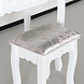 Lizzely Garden & Living Coiffeuse Mara avec tabouret et miroir table de maquillage Lizzely Garden & Living Coiffeuse Mara avec tabouret et miroir table de maquillage