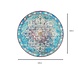 Lizzely Garden & Living Tapis rond vintage 140cm blanc bleu oriental avec motifs Lizzely Garden & Living Tapis rond vintage 140cm blanc bleu oriental avec motifs