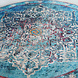 Lizzely Garden & Living Tapis rond vintage 140cm blanc bleu oriental avec motifs Lizzely Garden & Living Tapis rond vintage 140cm blanc bleu oriental avec motifs