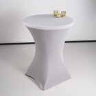 Housse pour table haute mange debout 80cm gris Housse pour table haute mange debout 80cm gris