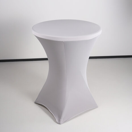 Lizzely Garden & Living Housse pour table haute mange debout 80cm gris