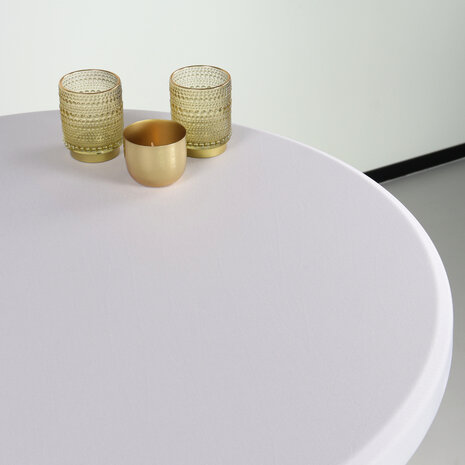 Lizzely Garden & Living Housse pour table haute mange debout 80cm gris