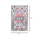 Lizzely Garden & Living Tapis vintage 70x140cm gris rouge oriental avec motifs Lizzely Garden & Living Tapis vintage 70x140cm gris rouge oriental avec motifs