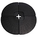 Lizzely Garden & Living Base de Parasol 4 Pièces noir pieds de parasol Lizzely Garden & Living Base de Parasol 4 Pièces noir pieds de parasol