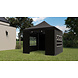 Lizzely Garden & Living Tonnelle de jardin Easy Up pliable semi prof 3x3m noir (tubes en aluminium 40mm) Lizzely Garden & Living Tonnelle de jardin Easy Up pliable semi prof 3x3m noir (tubes en aluminium 40mm)