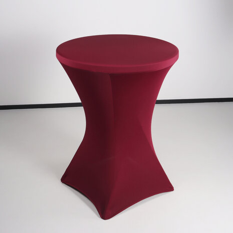 Lizzely Garden & Living Housse pour table haute mange debout 80cm rouge bordeaux