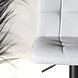 Lizzely Garden & Living Tabouret de bar Anel avec dossier simili cuir gris avec pieds noirs Lizzely Garden & Living Tabouret de bar Anel avec dossier simili cuir gris avec pieds noirs