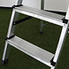 Lizzely Garden & Living Escabeau pliable Kim 3 marches antidérapant Lizzely Garden & Living Escabeau pliable Kim 3 marches antidérapant