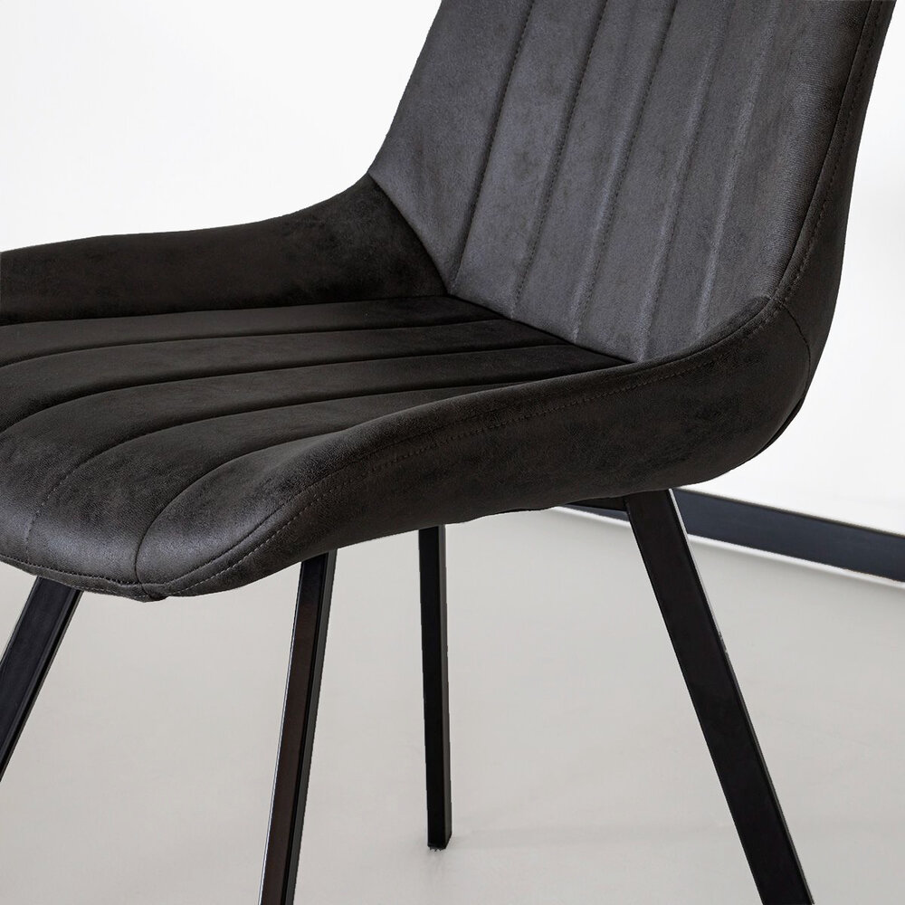 Chaise de salle à manger Susta noir