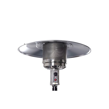 Lizzely Garden & Living Chauffage extérieur de jardin noir 13.000 watt au gaz