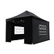 Lizzely Garden & Living Tonnelle de jardin Easy Up pliable semi prof 3x4,5m noir (tubes en aluminium 30mm) Lizzely Garden & Living Tonnelle de jardin Easy Up pliable semi prof 3x4,5m noir (tubes en aluminium 30mm)