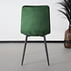 Lizzely Garden & Living Chaise de salle à manger Catoo velours vert foncé Lizzely Garden & Living Chaise de salle à manger Catoo velours vert foncé