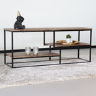 Meuble TV industriel Lex MDF bois table d'appoint