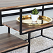 Lizzely Garden & Living Meuble TV industriel Lex MDF bois table d'appoint Lizzely Garden & Living Meuble TV industriel Lex MDF bois table d'appoint