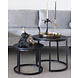 Lizzely Garden & Living Table basse en 2 parties Rutger style industriel table d'appoint Lizzely Garden & Living Table basse en 2 parties Rutger style industriel table d'appoint