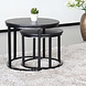 Lizzely Garden & Living Table basse en 2 parties Rutger style industriel table d'appoint Lizzely Garden & Living Table basse en 2 parties Rutger style industriel table d'appoint