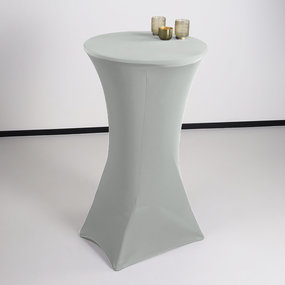 Lizzely Garden & Living Housse pour table haute mange debout 60cm gris