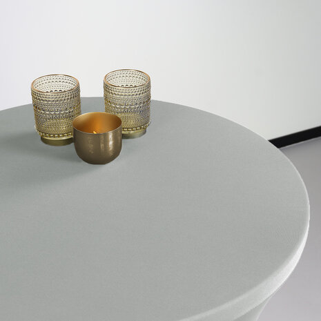 Lizzely Garden & Living Housse pour table haute mange debout 60cm gris