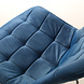 Lizzely Garden & Living Chaise de salle à manger De Vince velours bleu foncé Lizzely Garden & Living Chaise de salle à manger De Vince velours bleu foncé