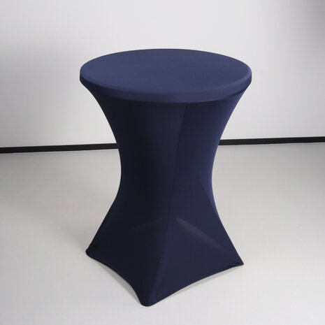 Lizzely Garden & Living Housse pour table haute mange debout 80cm bleu foncé Lizzely Garden & Living Housse pour table haute mange debout 80cm bleu foncé