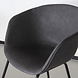 Lizzely Garden & Living Chaise de salle à manger Stijn anthracite avec accoudoirs Lizzely Garden & Living Chaise de salle à manger Stijn anthracite avec accoudoirs