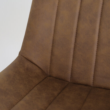 Lizzely Garden & Living Chaise de salle à manger Susta cognac