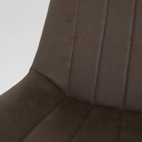 Lizzely Garden & Living Chaise de salle à manger Susta marron